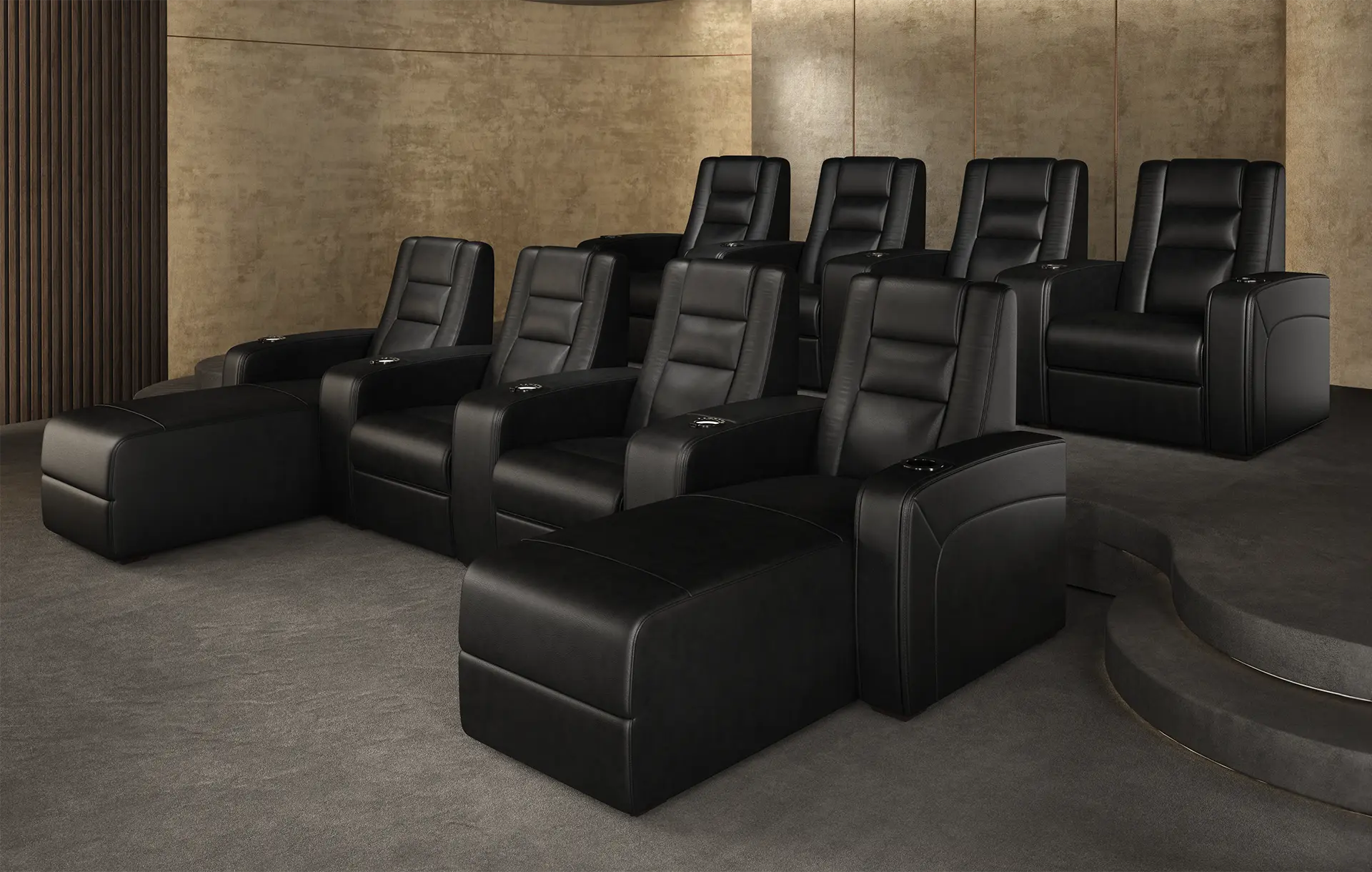 Ultimate Comfort Chelsea Cinema seat designed for premium movie experience and ergonomic support