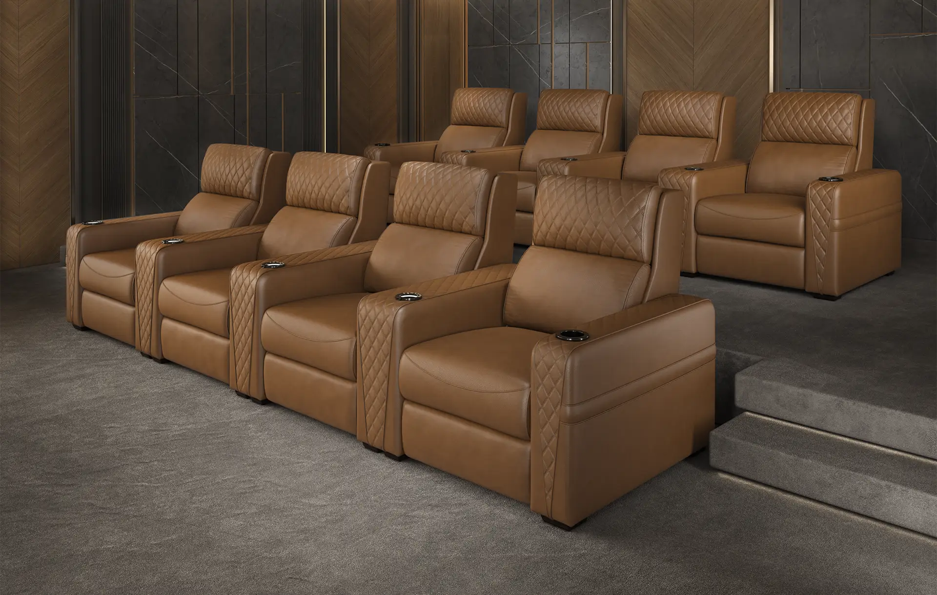 Hampstead Luxury Reclining Cinema Seating