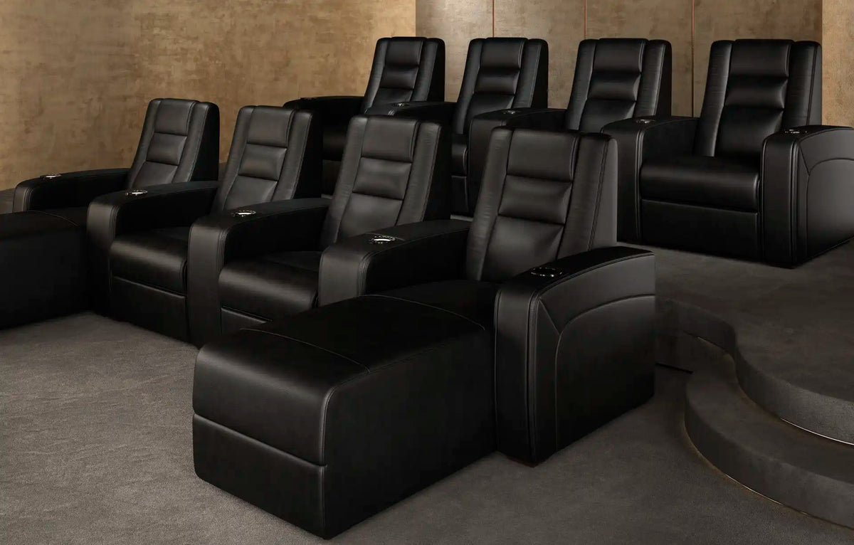 Straight Row Theater Seating for Home