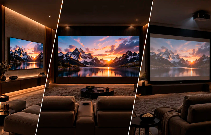 OLED vs Projector vs MicroLED: The Complete Comparison