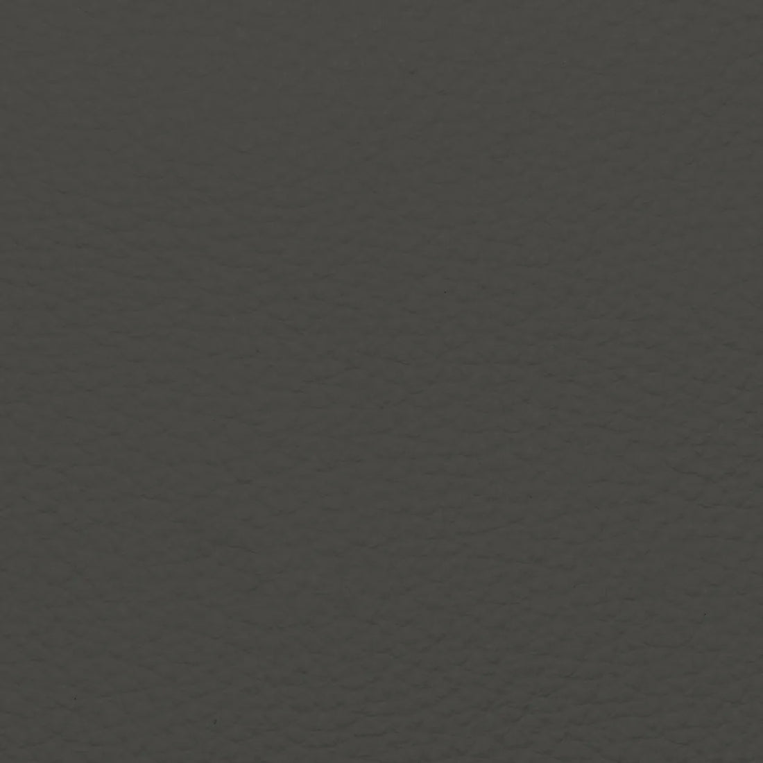 Dakota 06 charcoal grey leather upholstery swatch with a pebbled grain