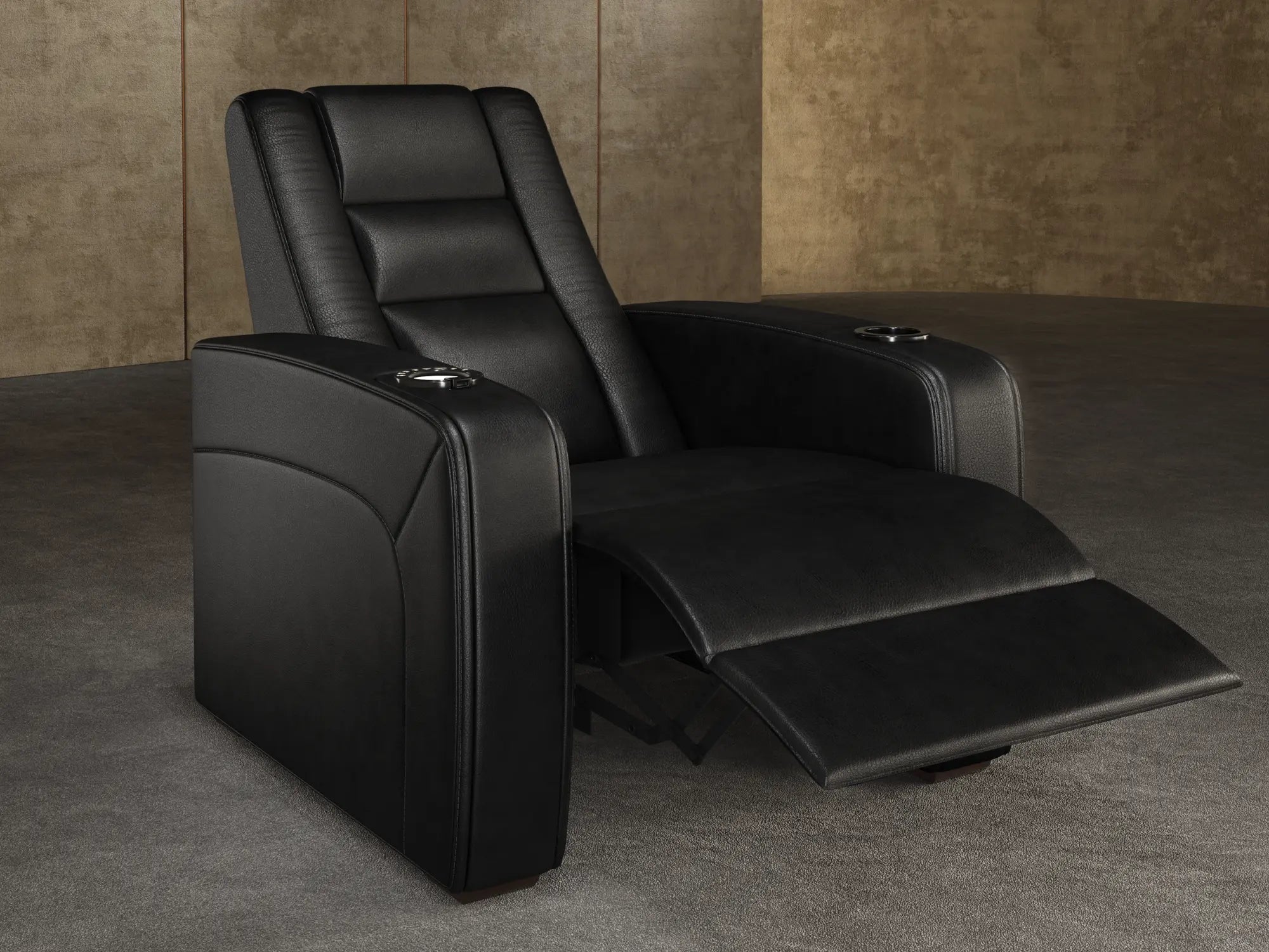 Gold Class Chelsea Contemporary Reclining Cinema Seating | Luxury Media Room ...