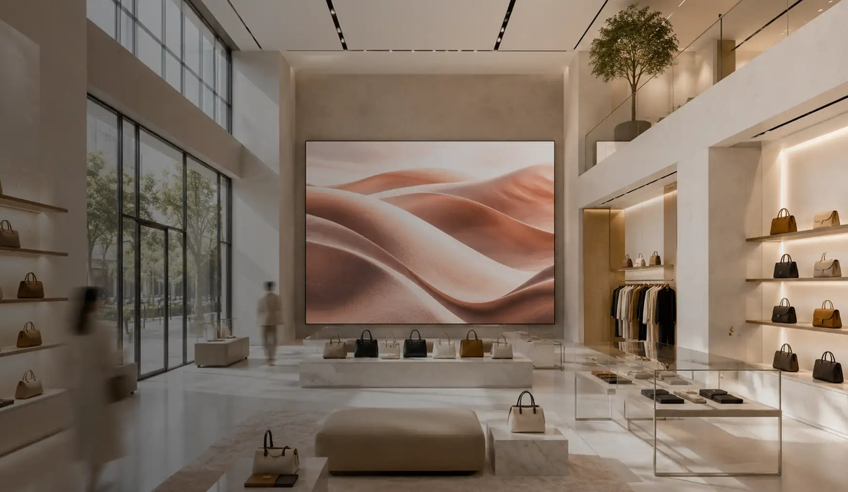 Luxury Retail MicroLED Displays