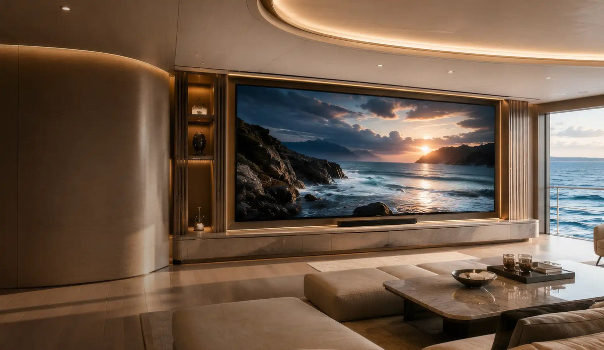Luxury Yacht MicroLED Displays